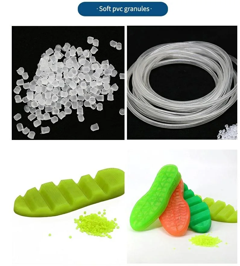 Colorful PVC Raw Materials PVC Particles Granules for Wire