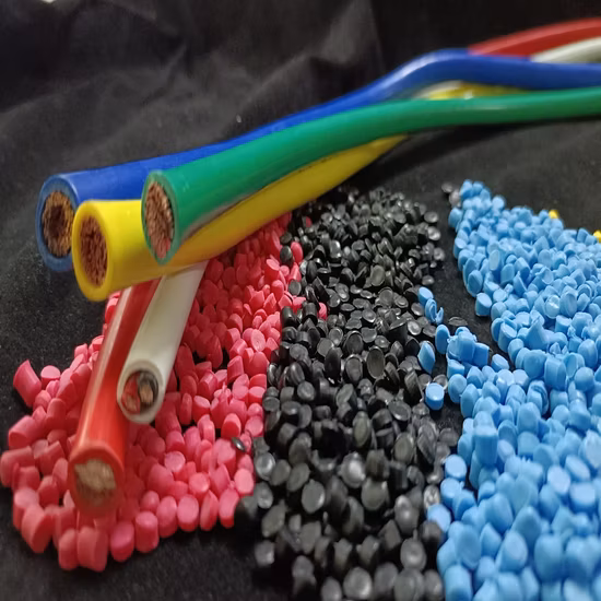 Insulation Electronic Wire Cable Jacket Cover Material PVC Compound Granules