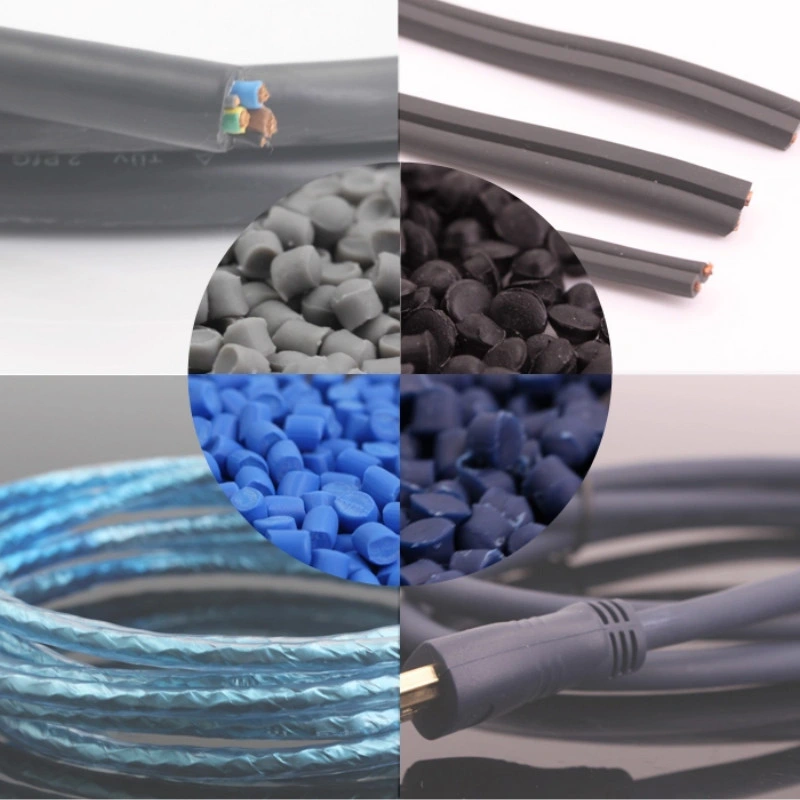 90A, 1.5g/cm3 Polyvinyl Chloride Granules Cable Insulation and Jacket PVC Compounds