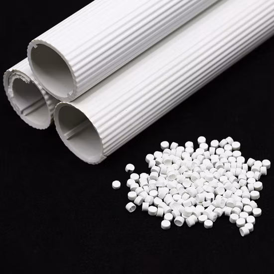 Gránulos de PVC rígido de alta calidad de polímero de polivinilo a precio de fábrica para fabricar accesorios de tubería de PVC