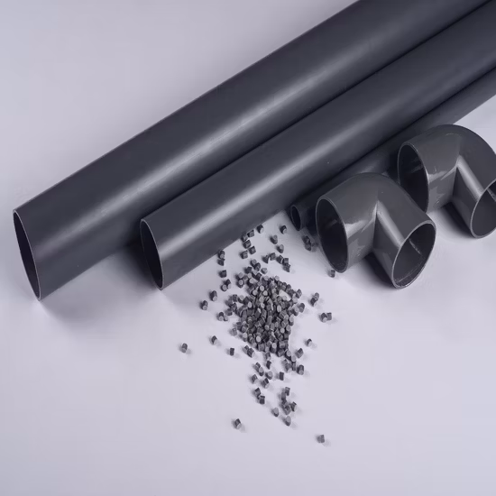 Línea de producción de gránulos para accesorios de tuberías de plástico Precio de gránulos de PVC reciclado fabricado en China